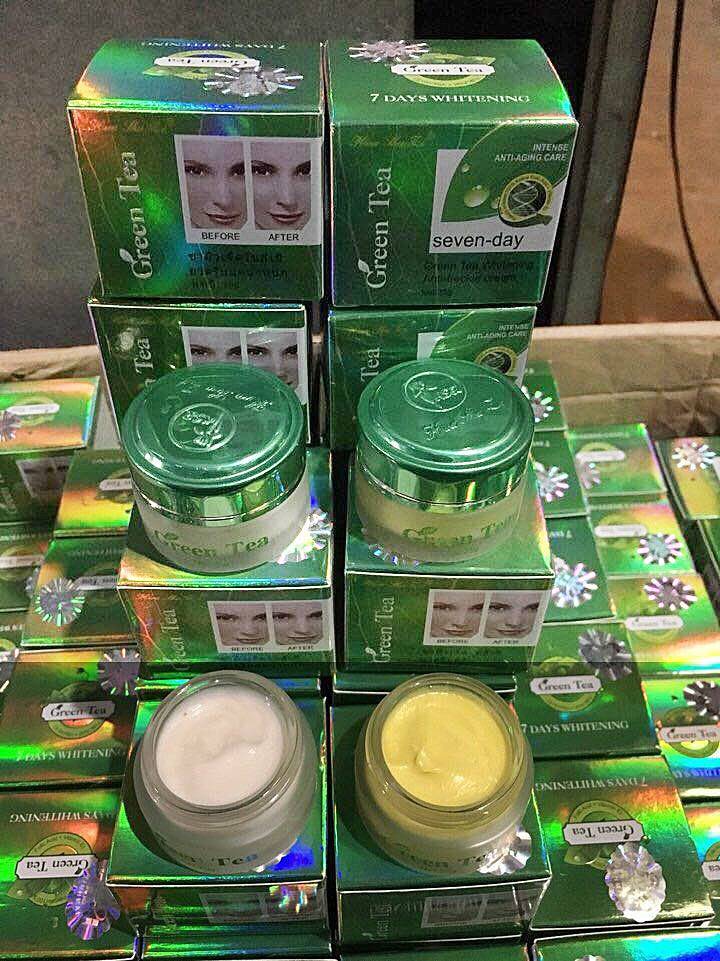 Kem dưỡng trắng da Green Tea ngày và đêm Đài Loan - PN