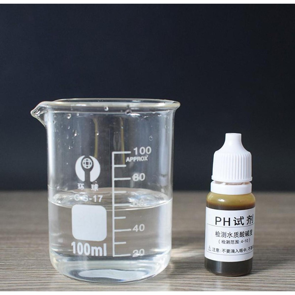 Dung dịch test pH kiểm tra nguồn nước - thử ph, dung dịch thử ph 4-10