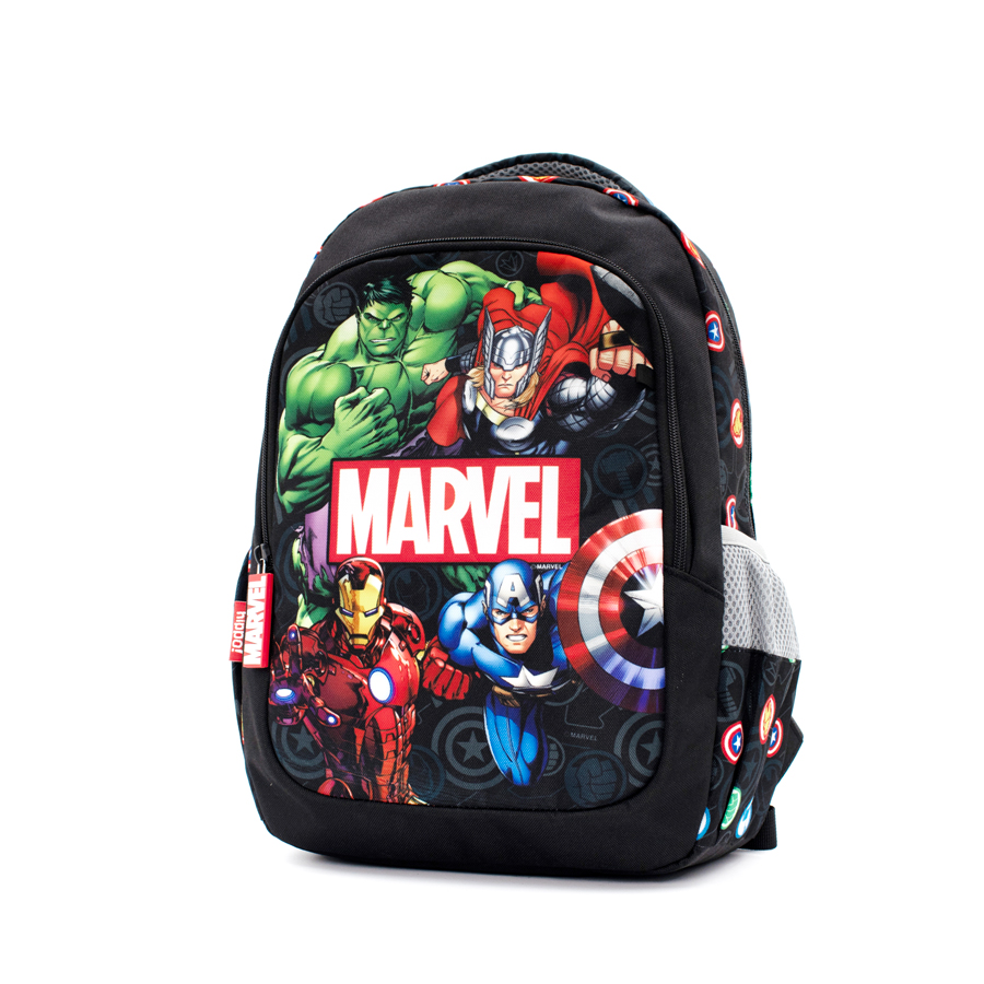 Balo Đi Học, Đi Chơi Easy Go Biệt Đội Avengers CLEVER HIPPO BLM0119/BLACK