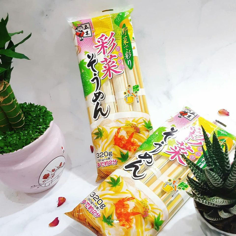 Mì Somen rau củ ngũ sắc cho bé từ 9 tháng ( Gói 320g )