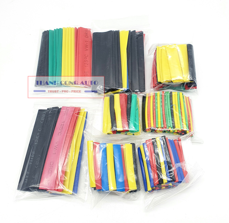 Bảng giá Bộ 328 ống co nhiệt chống cháy, nhiều màu, nhiều kích cỡ