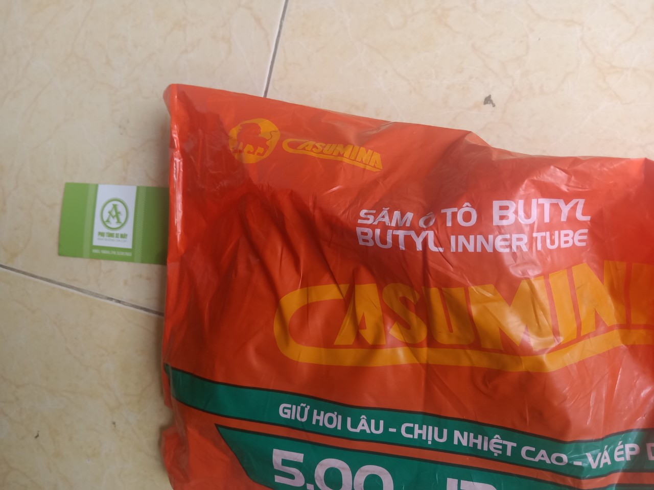 Săm (ruột) caosumina xe ba gác máy 500-12