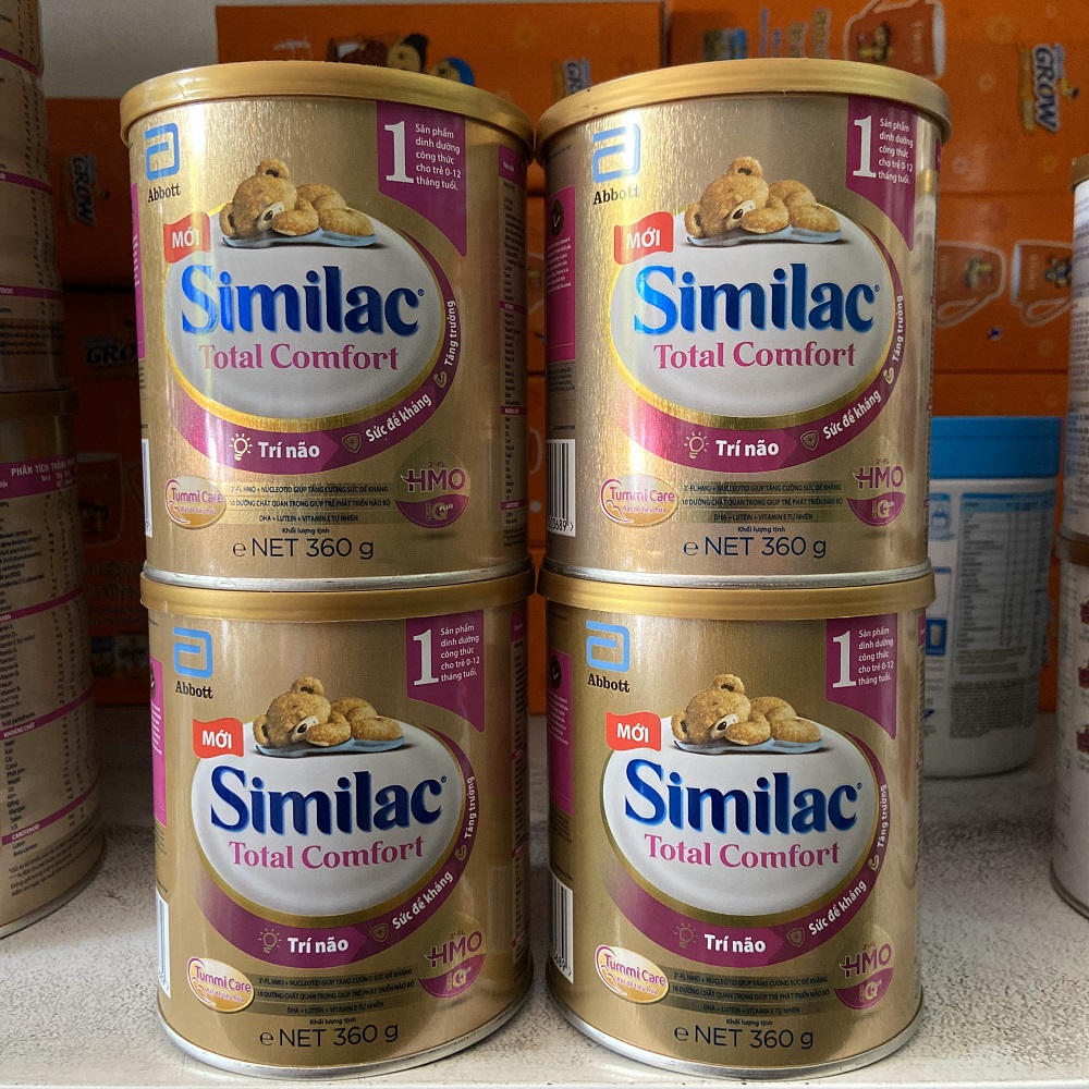 Sữa bột Abbott Similac Total Comfort với HMO 1 - 360g (0-12 tháng) (cho bé có hệ tiêu hóa kém)