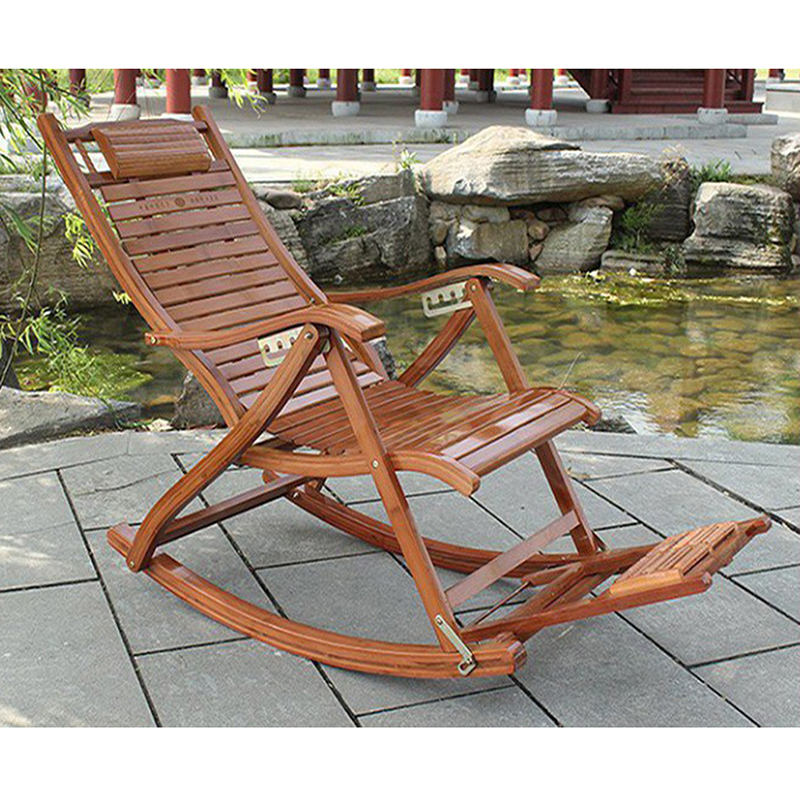 Ghế thư giãn bập bênh có MASSAGE chân, ghế bập bênh ngồi ban công, ghế bập bênh thư giãn, ghế nằm đọc sách, ghế lười bằng gỗ tre, ghế xích đu bằng gỗ, ghế ban công