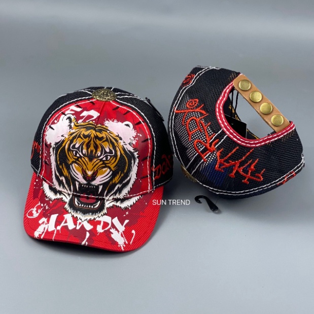 Tiger baseball cap ultra-stylish cool snapback cap-mesh cap