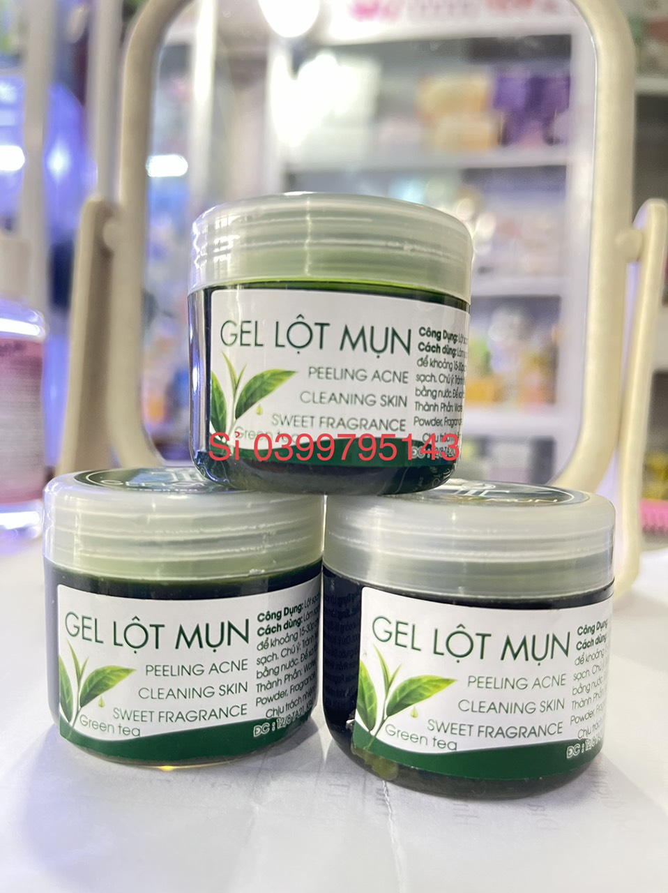 Gel lột mụn trà xanh