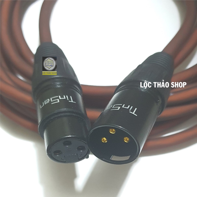 Dây Canon Đực Cái dài 1M 2M 3M 5M 10M (Dây Jack Canon, Dây tín hiệu 2 đầu Canon, Microphone Cable XLR Canon)