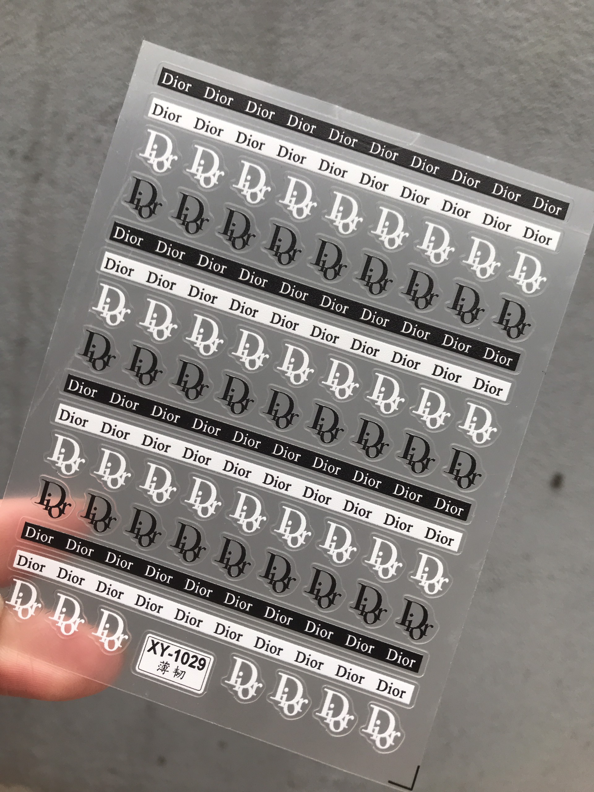 Sticker nail 3D trang trí móng tay