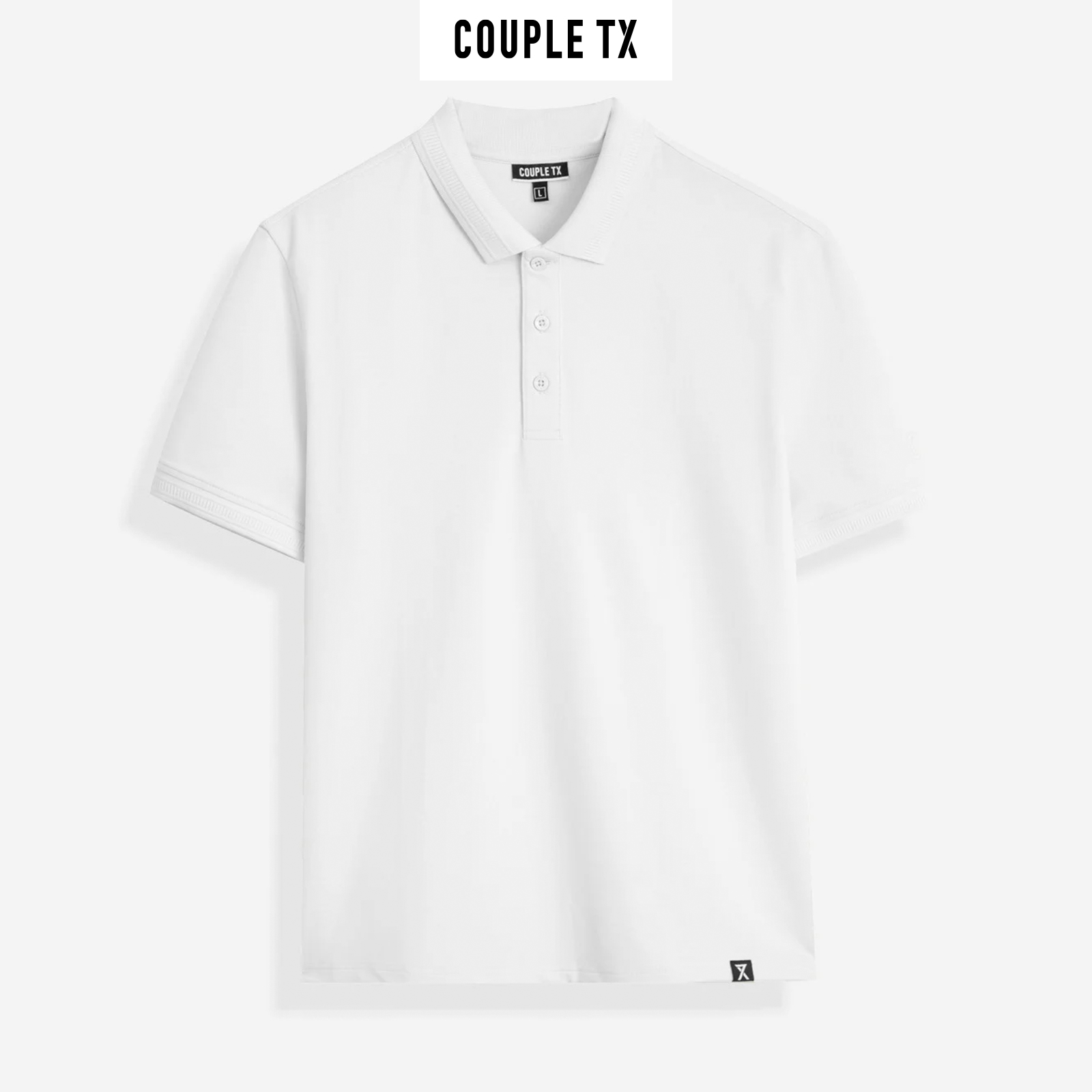 Men's Basic Polo Shirt Couple Tx - Cotton Turn-Down Collar T-Shirt, High Quality, Elegant, Luxurious Regular Form Mpo 1351