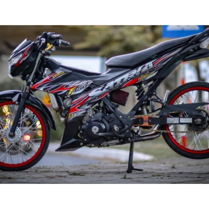 Tem Lửa Rời Suzuki Satria Đen 2023