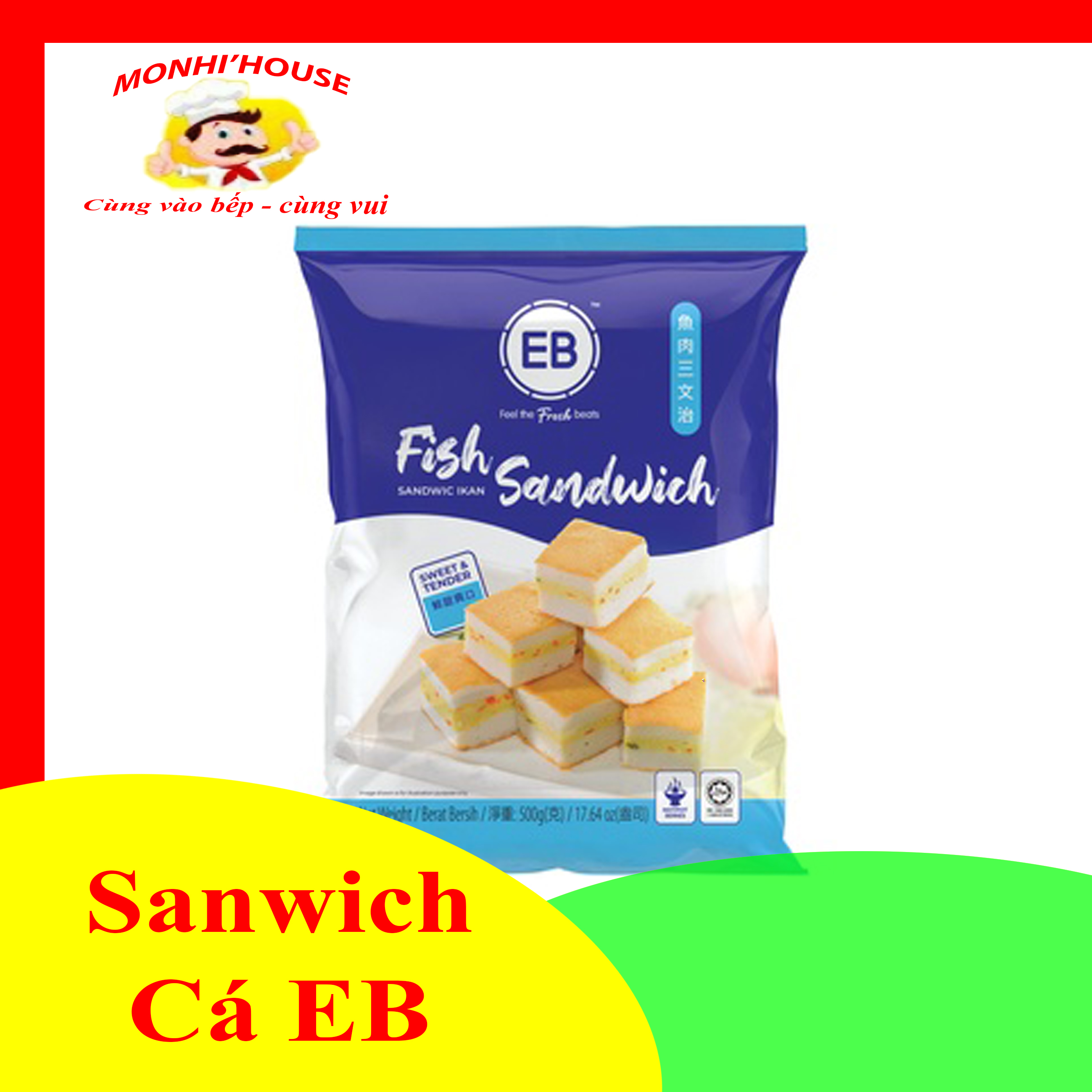 100G CÁ HỒI SANDWICH EB SIÊU NGON ( 5 MIẾNG)