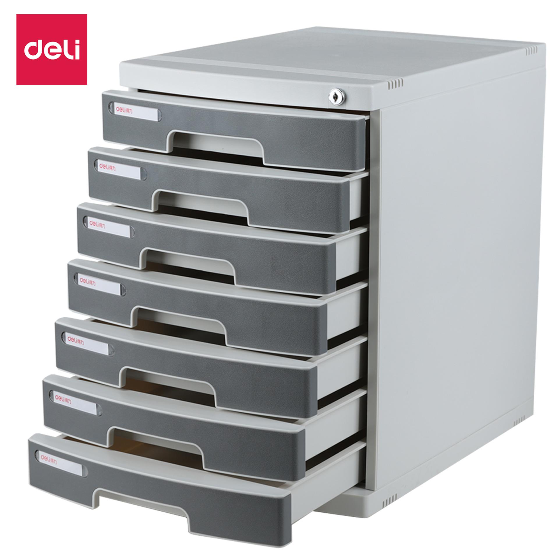 DELI Tủ tài liệu Ghi - 1 cái 8877