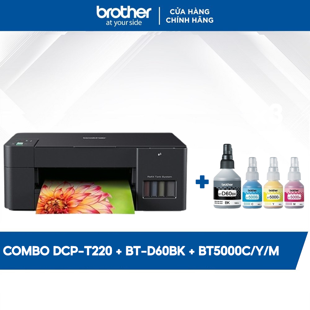 Máy in phun màu đa năng Brother DCP-T220
