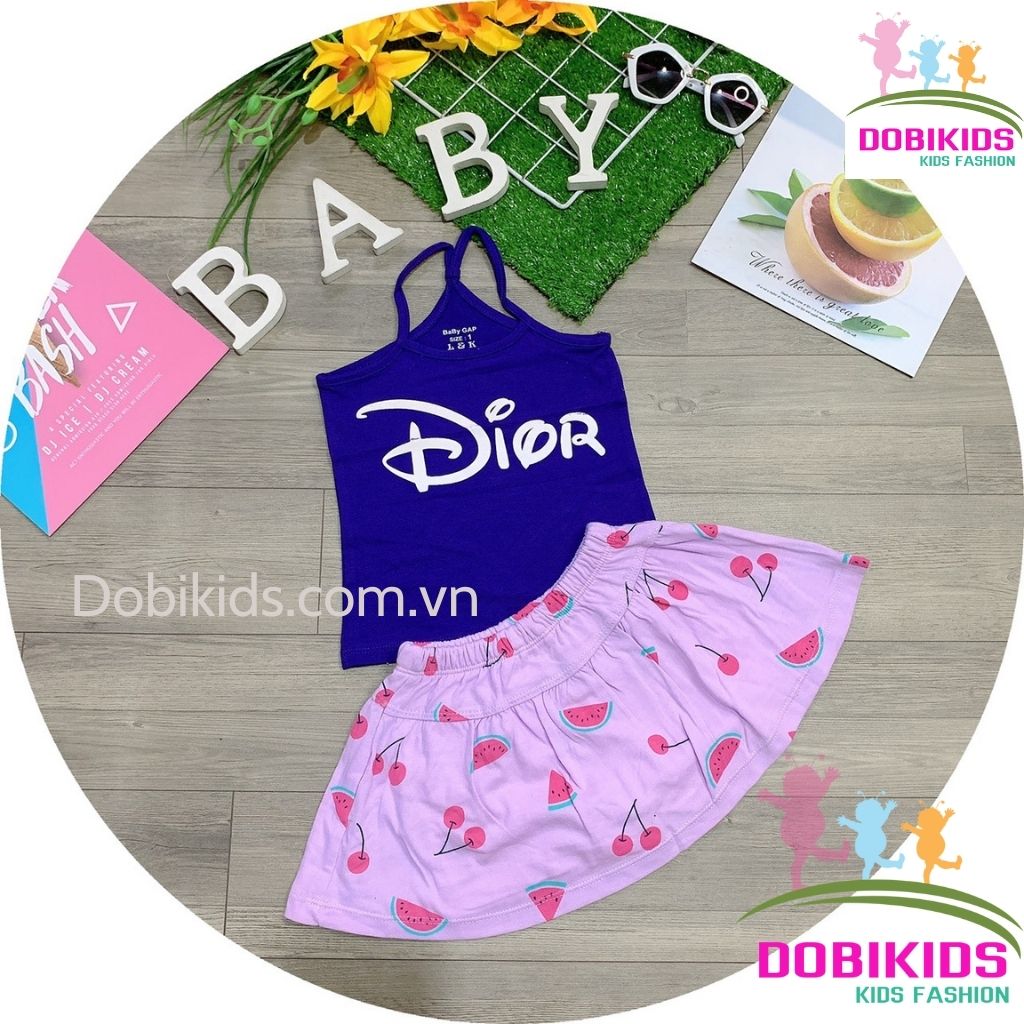 Áo Dây Bé Gái Thun Cotton 4 Chiều Đẹp Co Giãn (07-28kg)
