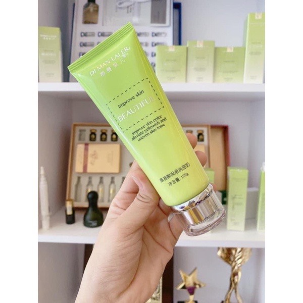 Sữa Rửa Mặt Ngọc Trai Dimanlaier 120g - Làm Sạch Sâu Và Dưỡng Ẩm Cho Làn Da Sáng Mịn