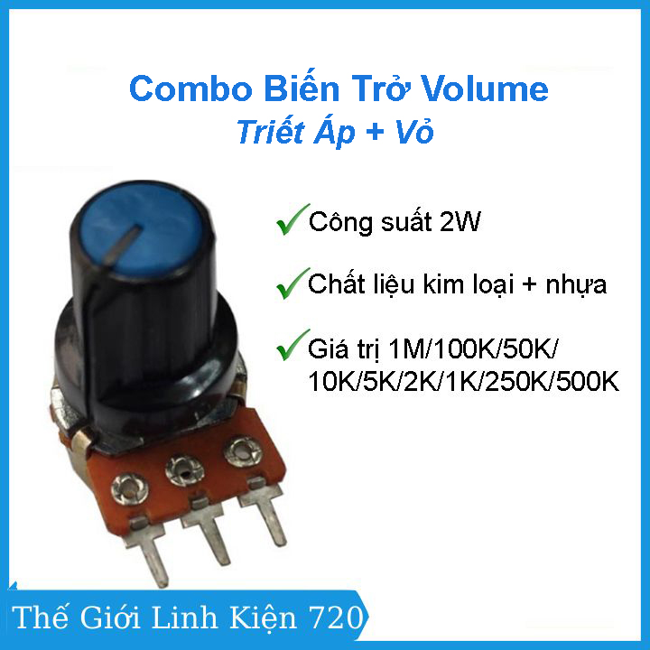 Combo biến trở volume