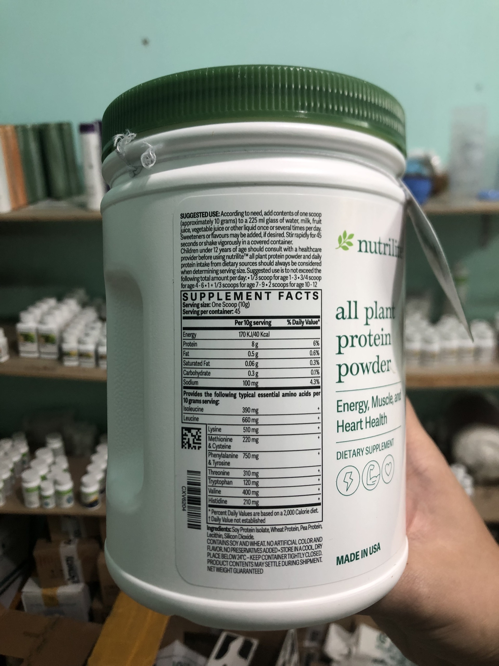 (667k) Bột Đạm Protein Thực Vật Away (450g) (Mẫu Mới)