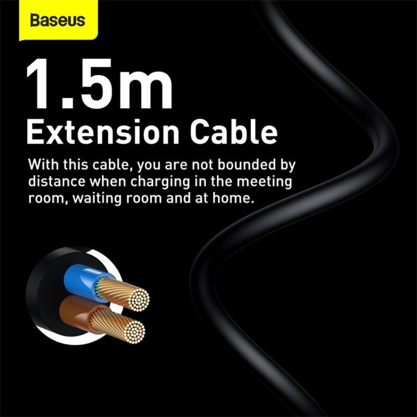 Bộ sạc Baseus GaN3 Pro 100W Desktop Fast Charger 2U+2C US- hàng chính hãng