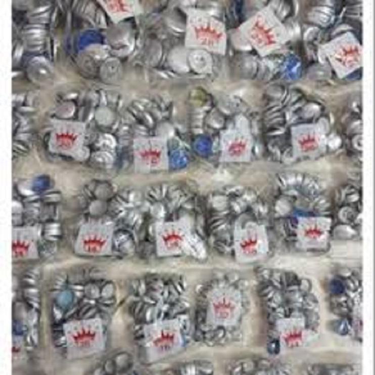 Bịch 500 bộ phôi bọc nút vải