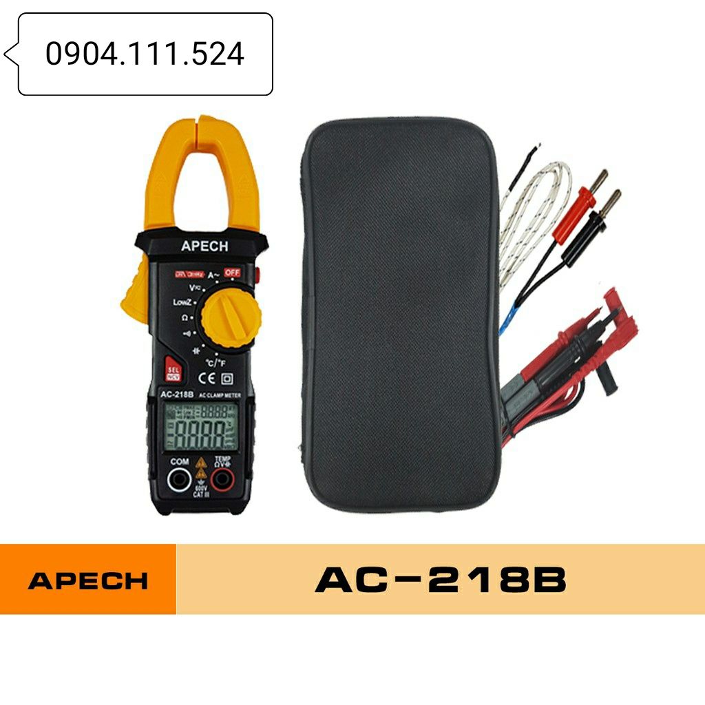 APECH AC-218B Ampe kìm đo dòng AC (600A)