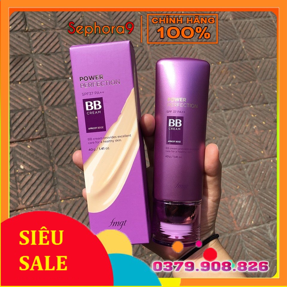 Kem nền đa năng tfs power perfect bb cream the face shop tím 20-40g