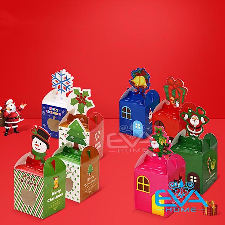 [HCM]Combo 5 Hộp Giấy Đựng Quà Giáng Sinh Noel