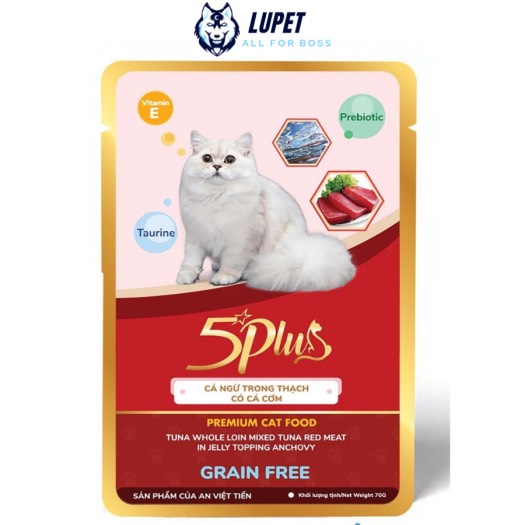 Pate 5Plus & 5plus Catchy 70g - Pate Cho Mèo