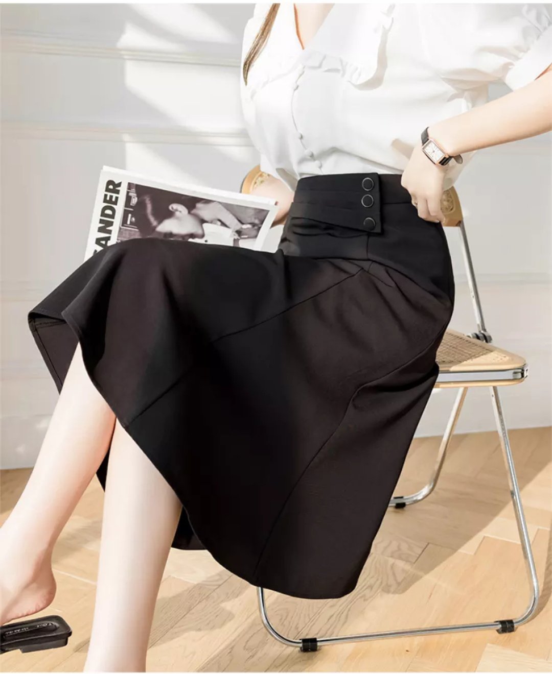 CHÂN VÁY XÒE CÁCH ĐIỆU LƯNG💕𝑭𝑹𝑬𝑬𝑺𝑯𝑰𝑷💕[Giá gốc tận xưởng]