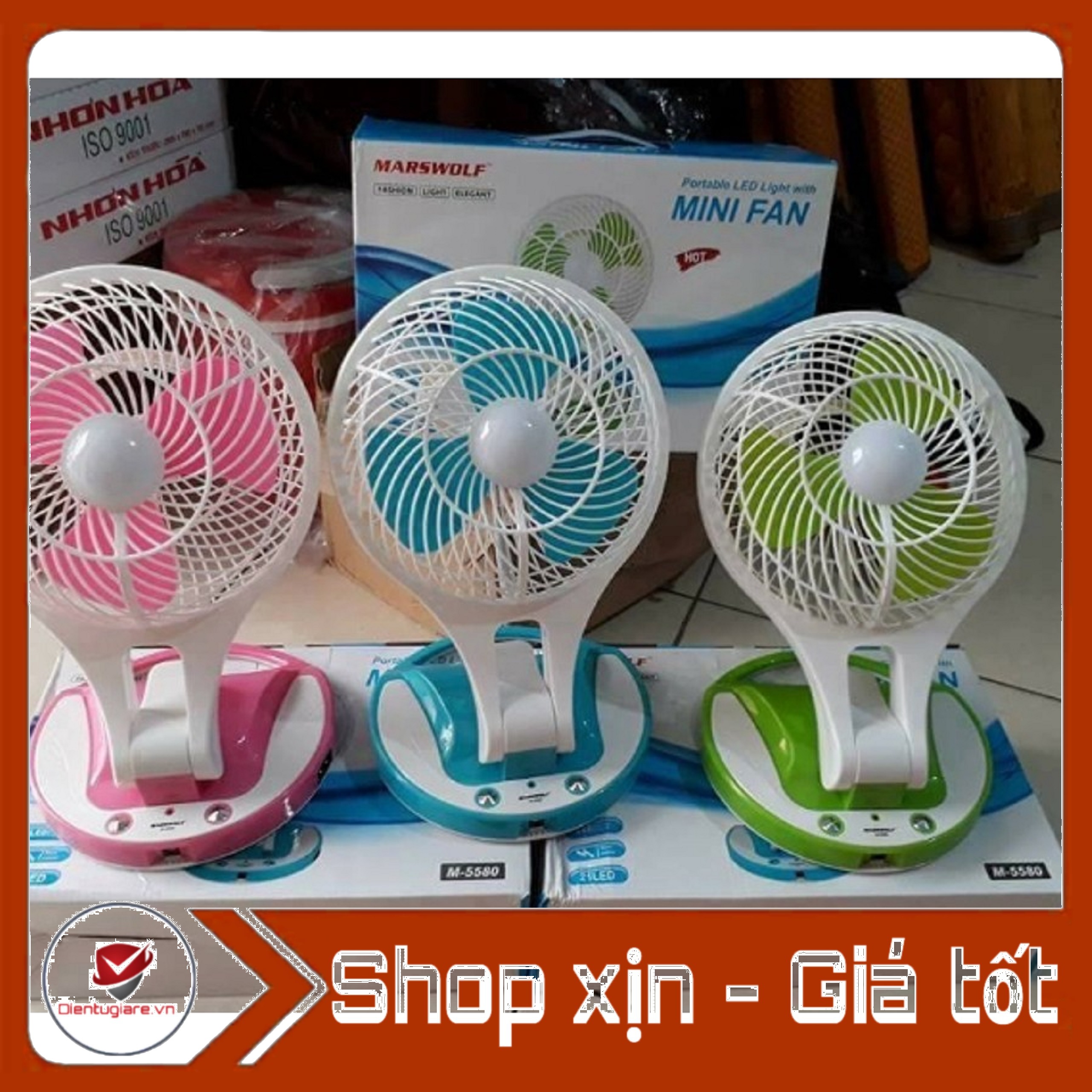 Quạt mini fan JR 5580