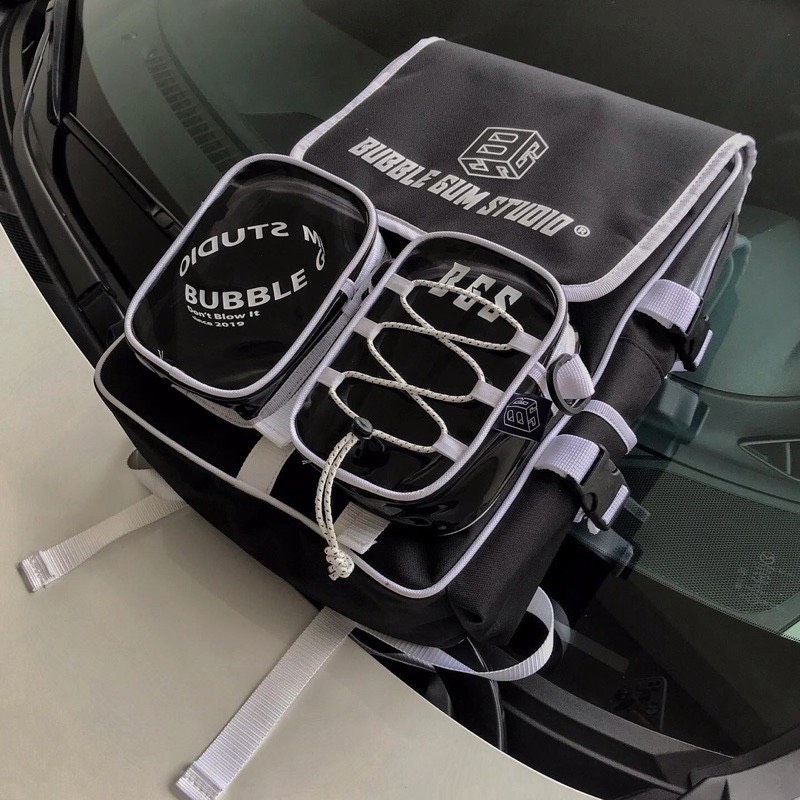 Balo bgs backpack, bubble gm studio ,balo đi học