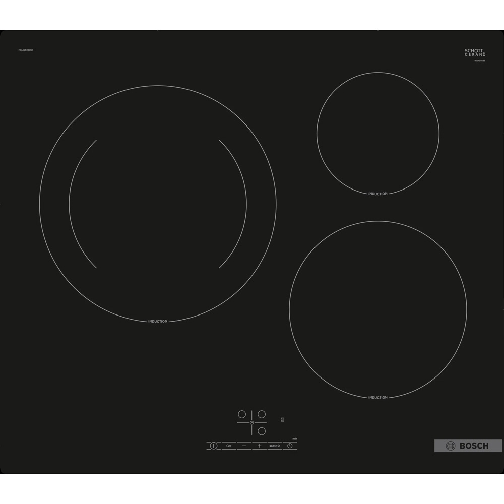 [Trả góp 0%]Bếp Từ Bosch 3 vùng nấu PUJ61RBB5E (Giá áp dụng giao tại HN, HCM& các tỉnh liên hệ shop)