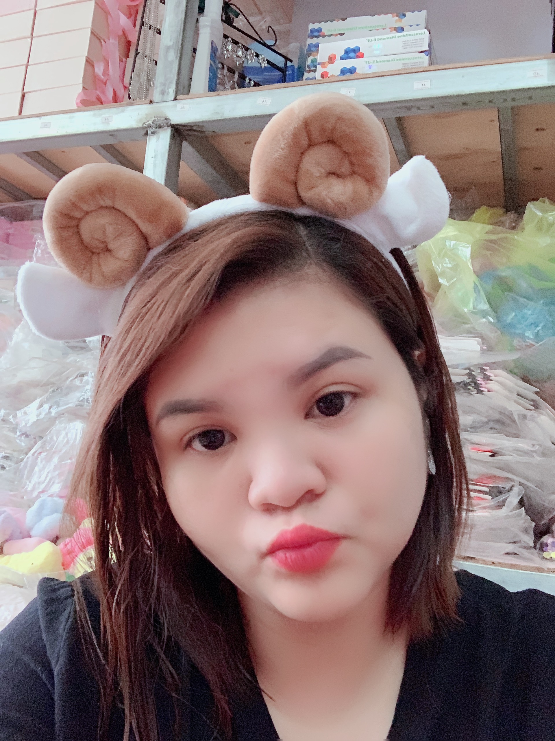 Băng Đô Cài Tóc Sừng Cừu