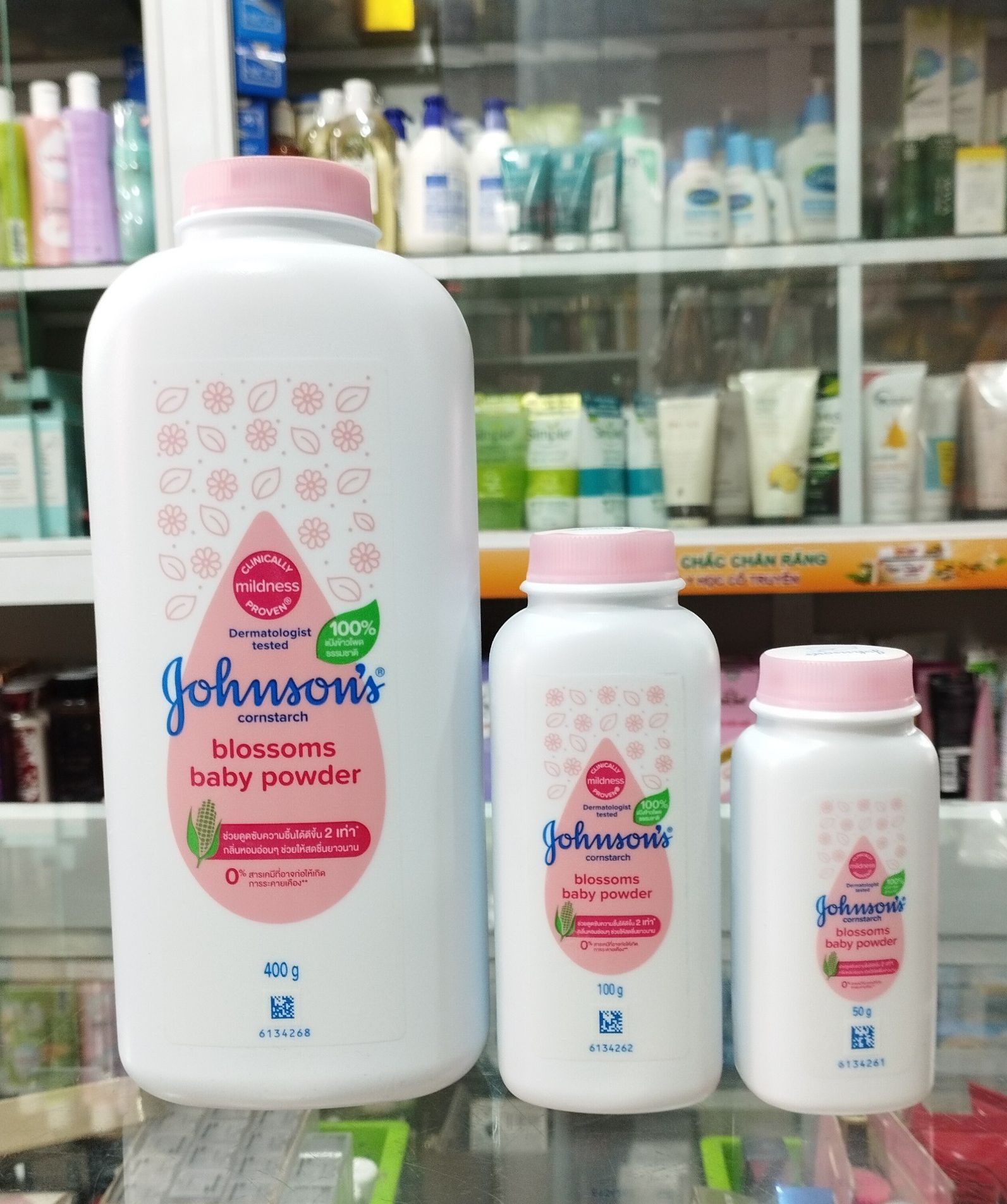 Phấn Thơm Baby Johnsons Thái Lan - màu hồng