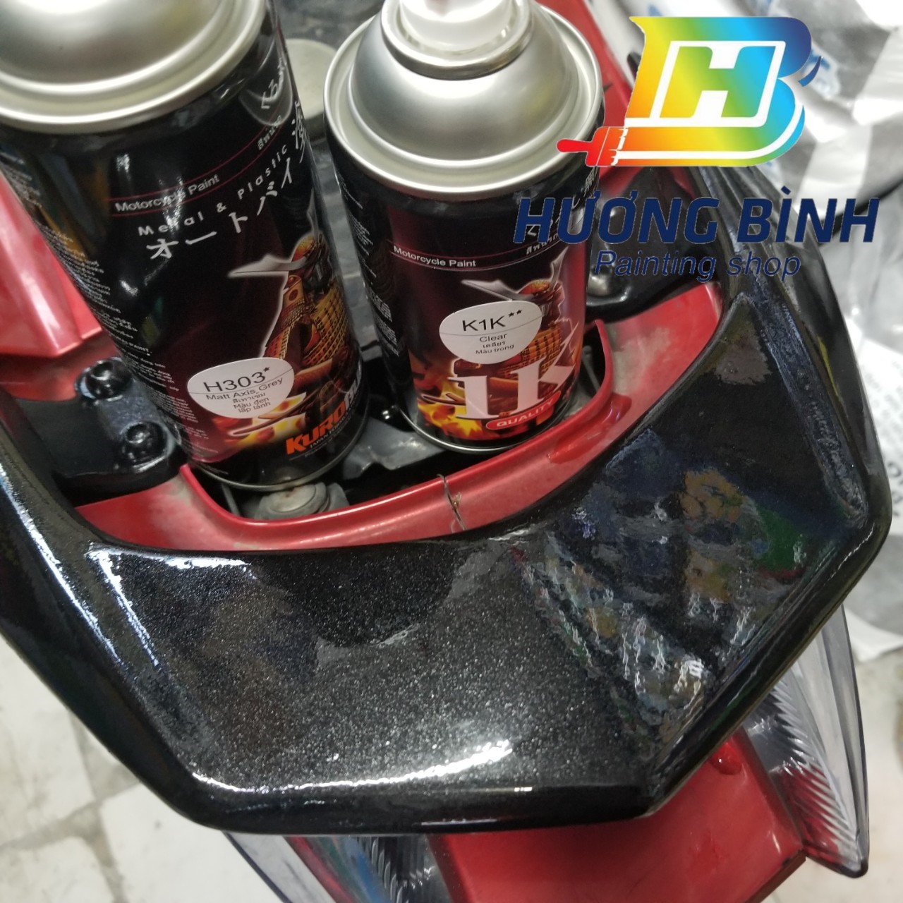 Sơn xịt Samurai phủ bóng - K1K (không màu)