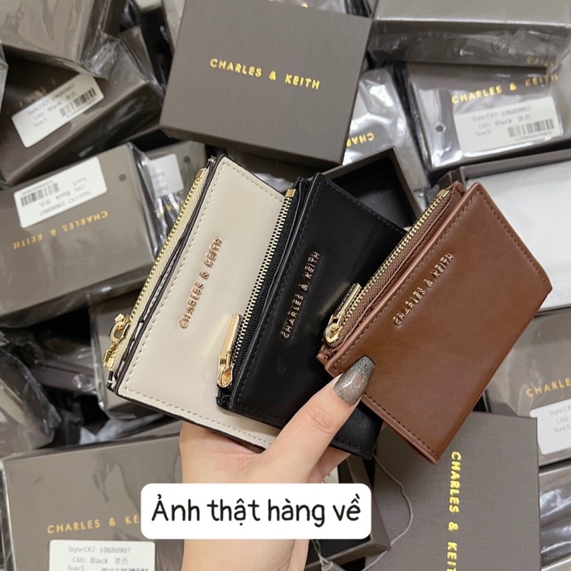0907# Ví CNK trơn mini FullBox