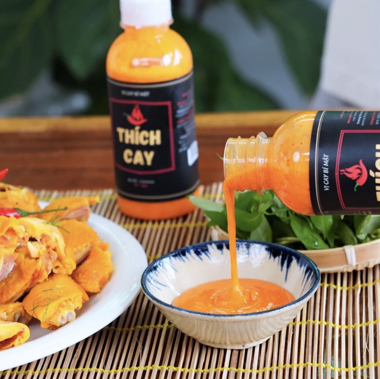 Muối Chanh Ớt Đỏ Thích Cay - Nước sốt chấm đỏ