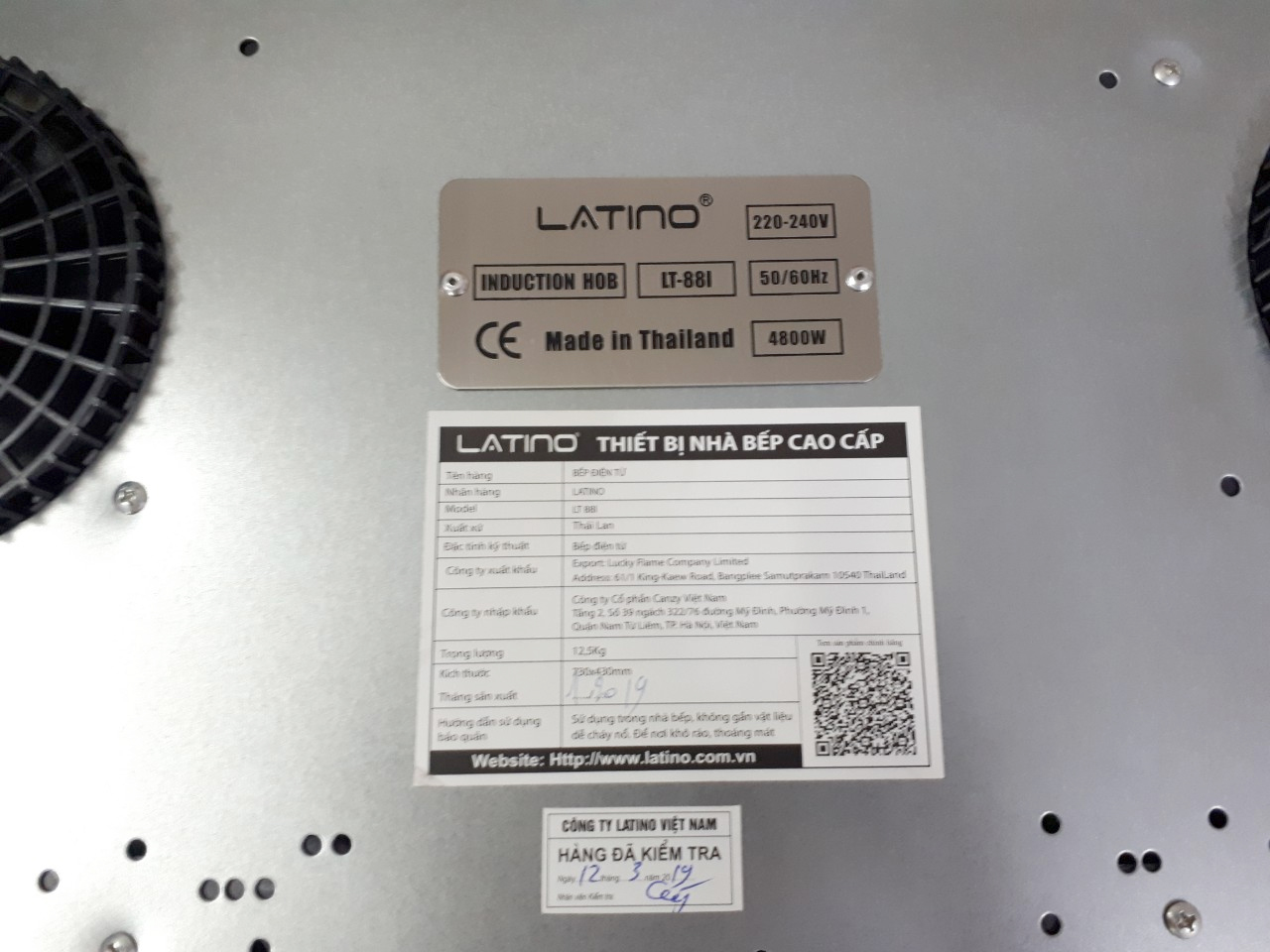 Bếp điện từ Latino LT-88IR (GIẢM THÊM 300K + TẶNG BỘ NỘI 4 MÓN)