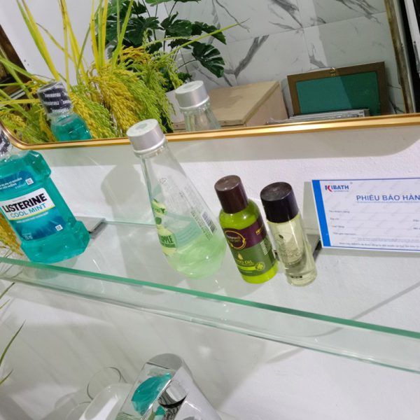 Kệ kính uốn cong Kibath nhiều kích thước