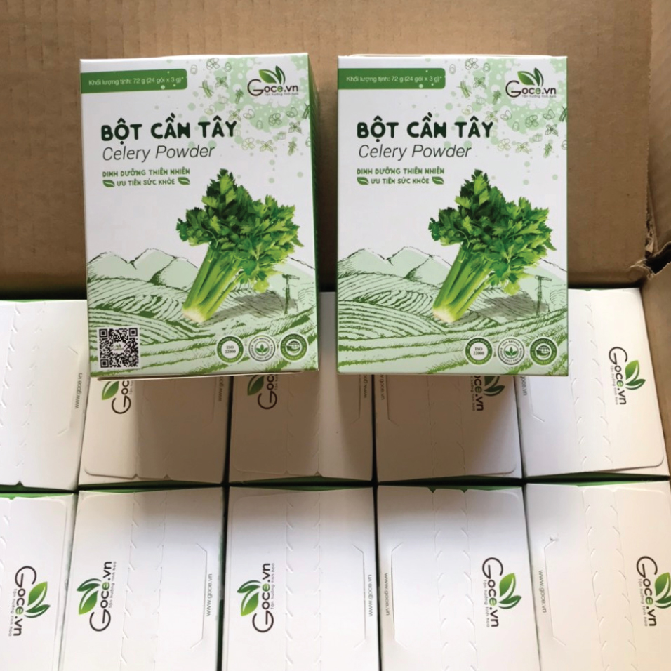 Bột cần tây nguyên chất Goce – 72g (24 gói x 3g)