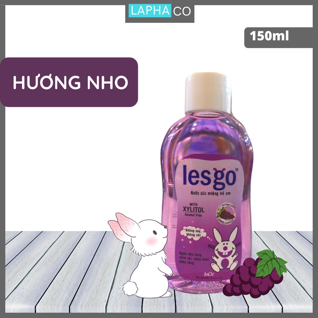 Nước súc miệng trẻ em Letsgo 150ml