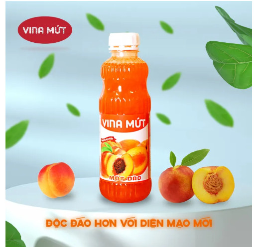 Sinh tố Vina chai 1000g - ĐÀO