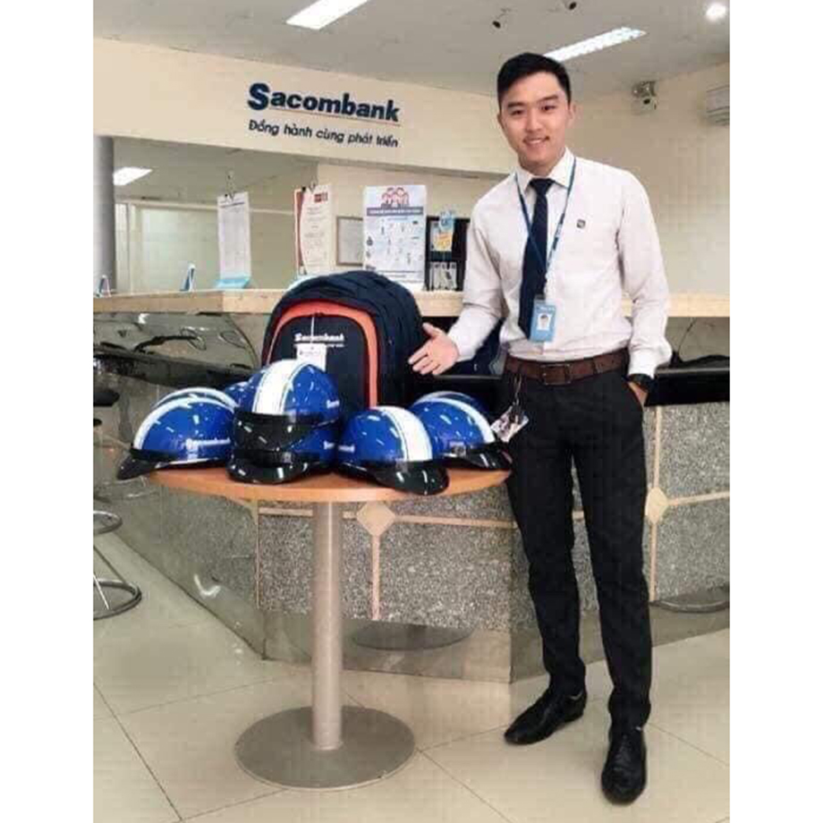 Mũ Bảo Hiểm Ngân Hàng Sacombank
