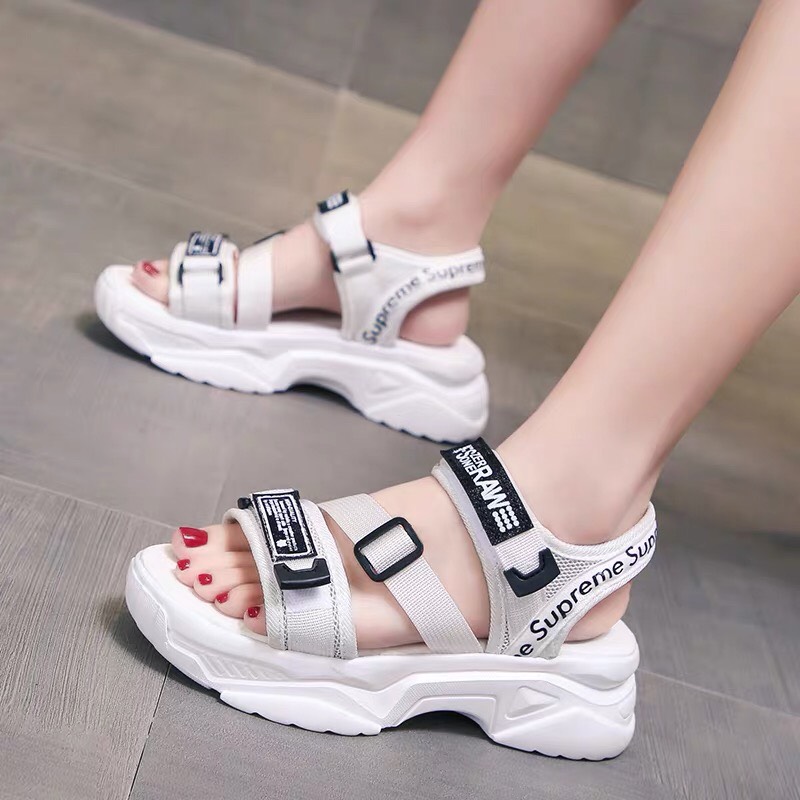 HOÀN TIỀN 15% - sandal nữ/ dép quai hậu SRME đế cao su non cực êm chân mẫu hot 2021