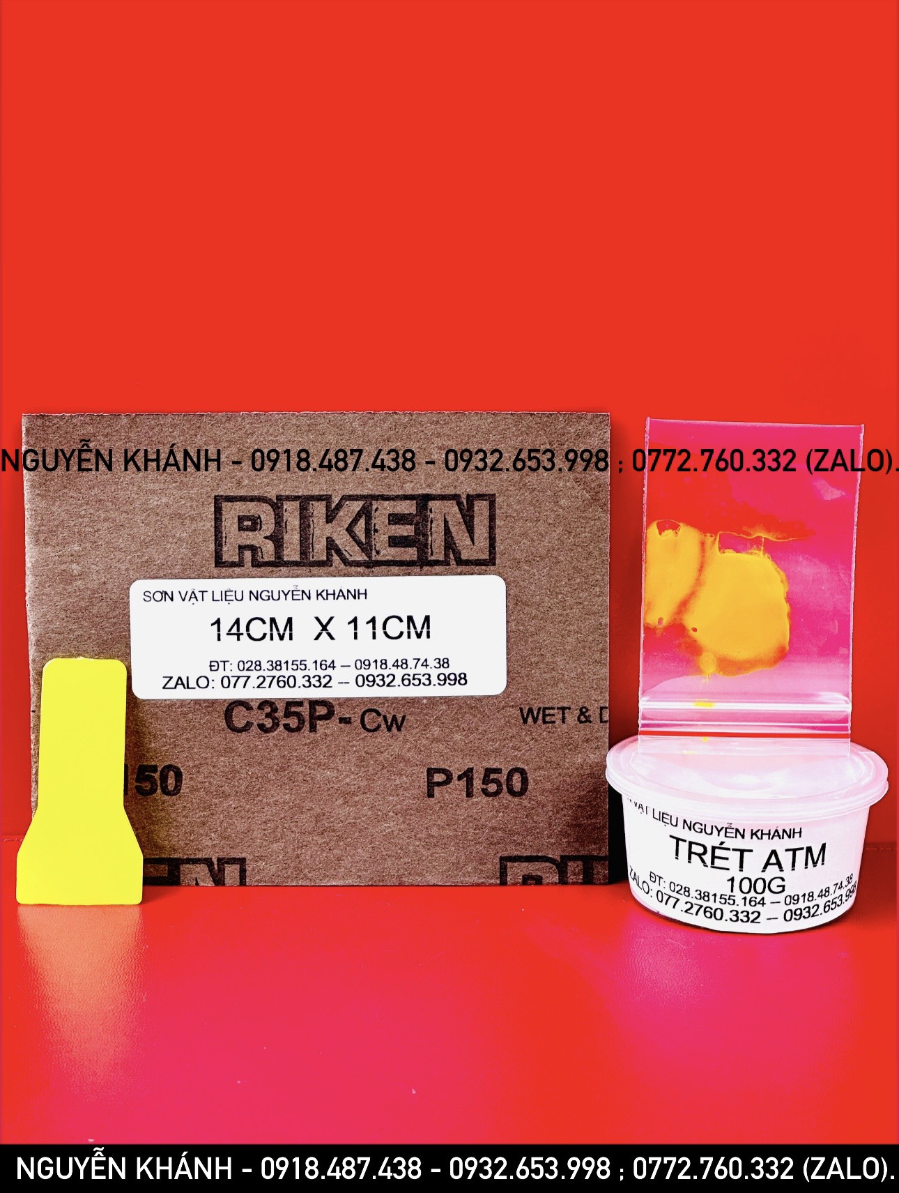 (Hũ 100g) Bột trét đa năng Matit ATM - 2 thành phần