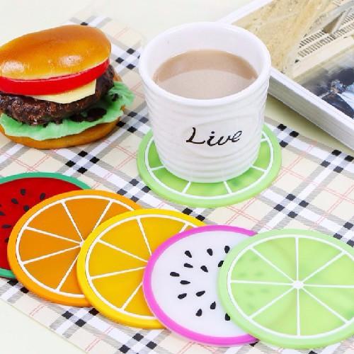 Set 5 miếng lót cốc hình hoa quả hap2222