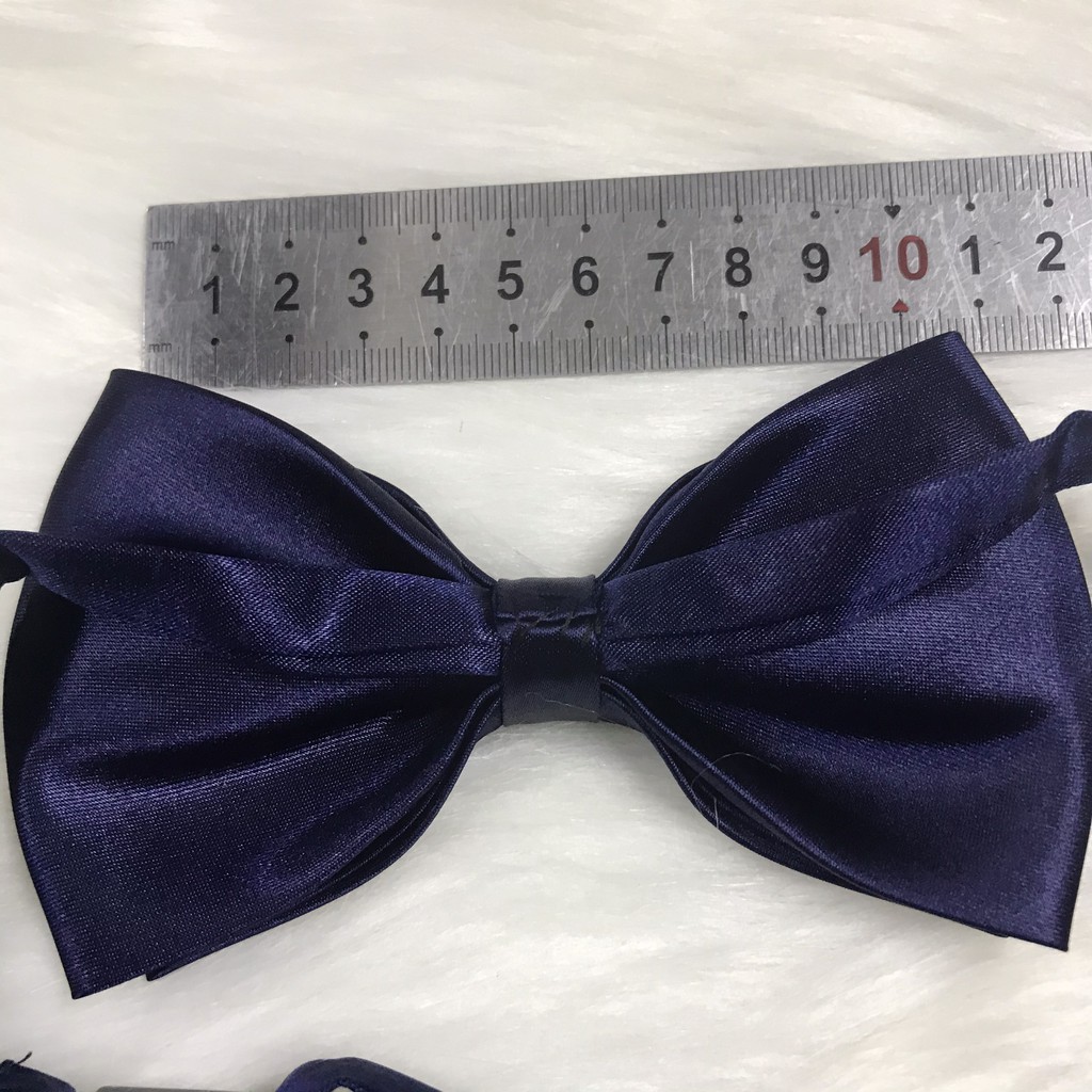 Nơ đeo cổ nam KING vải silk lụa phi bóng cao cấp giả rẻ [X04]