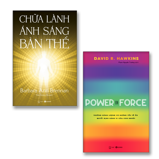 Sách - Chữa Lành Ánh Sáng Bản Thể + Power Vs Force