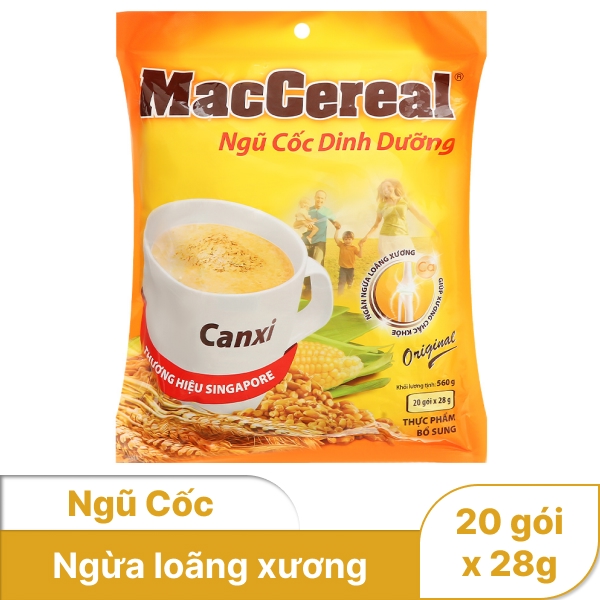 BỘT NGŨ CỐC MACCEREAL 560GR ( 20 GÓI x 28GR) - 41605