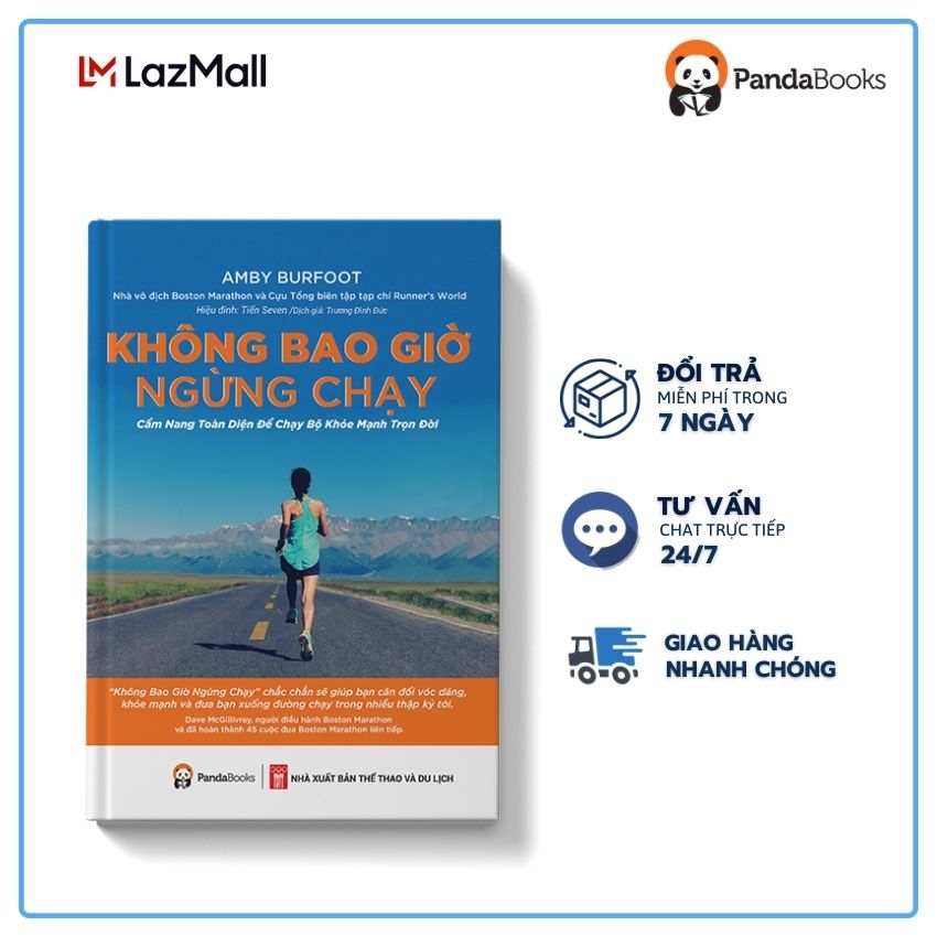 Sách - KHÔNG BAO GIỜ NGỪNG CHẠY (tái bản 2021)