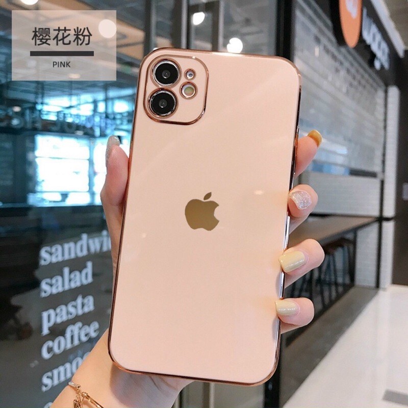 Ốp Lưng Iphone 6, 6s, 6s plus, 7plus, 8plus Độ Iphone 12 Viền Vuông